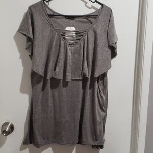 2xl grey blouse